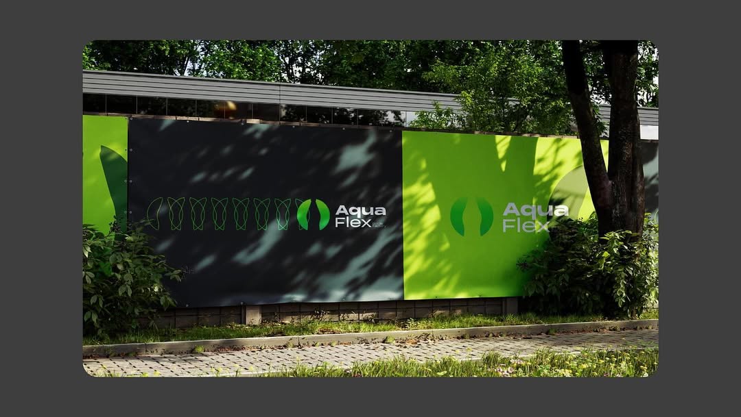 Aqua Flex billboard and outdoor signage mockup