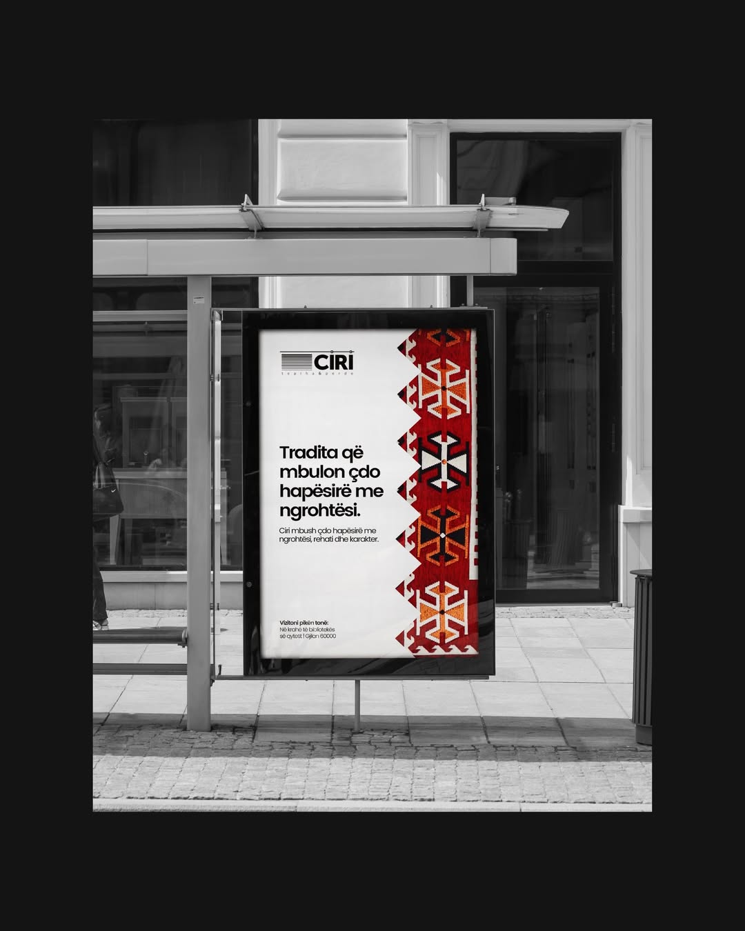 Ciri outdoor bus stop advertising campaign