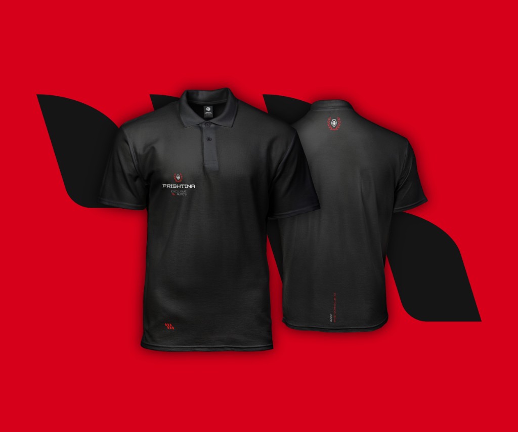 Business cards and outdoor building signage — dark and exterior applications