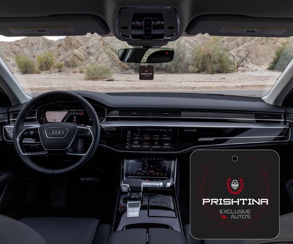 Branded license plate frames — black and silver versions on red background