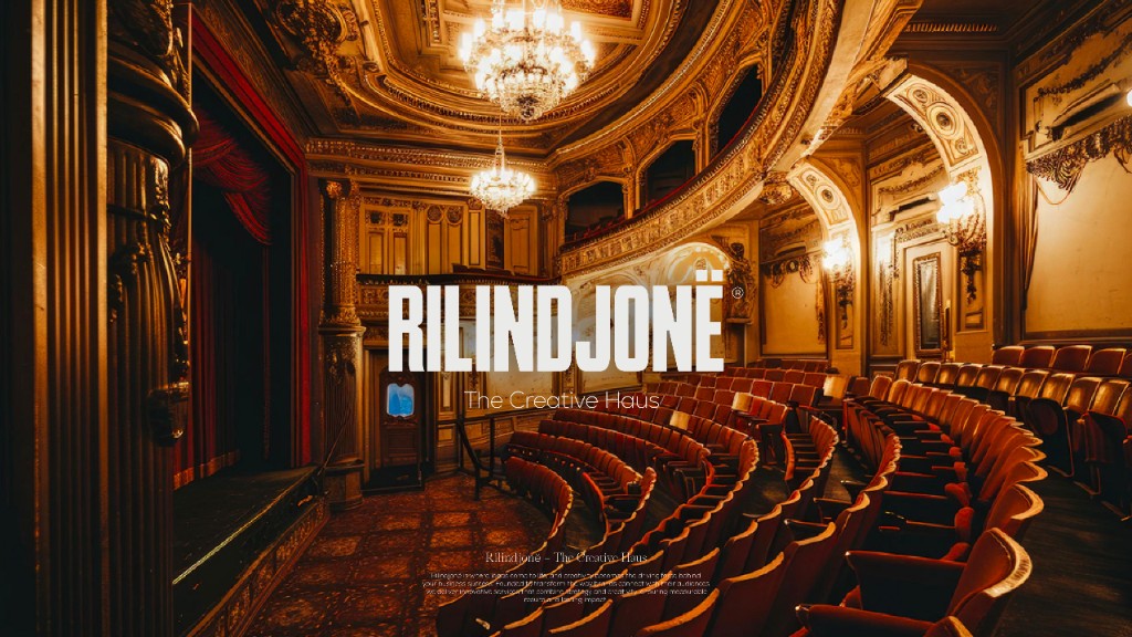 Rilindjonë brandbook cover — RILINDJONË with mirror reflection, The Creative Haus on red